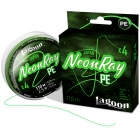 Шнур Lagoon NeonRay 110m,  #1,5 fluo-green 0,205мм 10,4кг