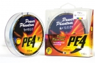 Шнур Power Phantom PE4, 150м, 5 цветов #0,8, 0,14мм, 6,8кг